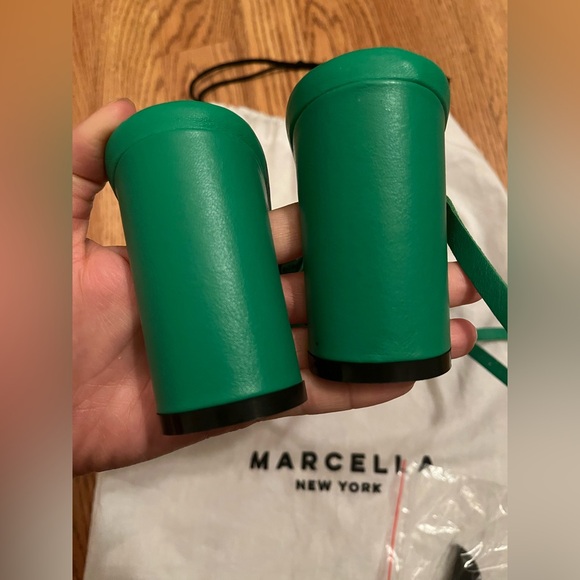 💚NWOT Marcella NYC - 3” Valerie Sandals - Spring Green - Size 6 - Picture 13 of 14